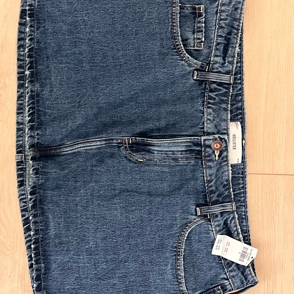 Hollister denim mini skirt size 16